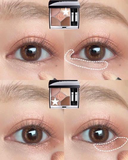 Yurika Ueki on LIPS 「ひとつ前の動画の静止画でのつけ方や色のスウォッチです💓𝐃𝐢𝐨𝐫..」(4枚目)