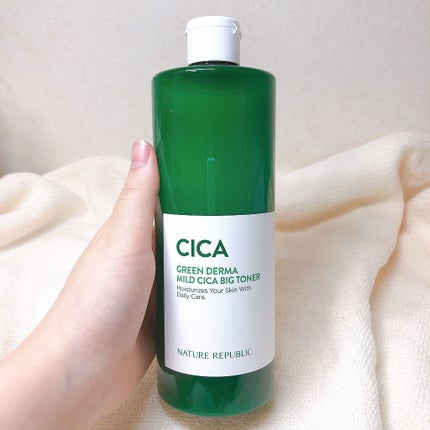 グリーン ダーマCICAビックトナー/ネイチャーリパブリック/化粧水を使ったクチコミ(2枚目)