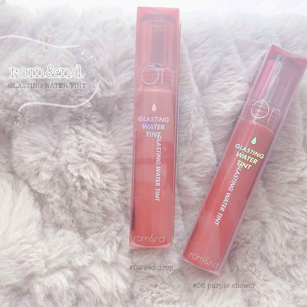 グラスティングウォーターティント/rom&nd/リップティントを使ったクチコミ(1枚目)