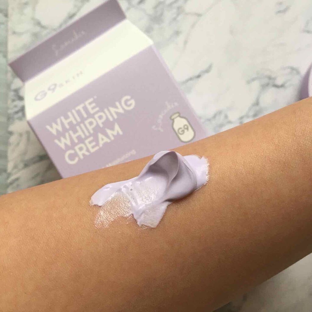 WHITE WHIPPING CREAM(ウユクリーム)/G9SKIN/化粧下地を使ったクチコミ(2枚目)