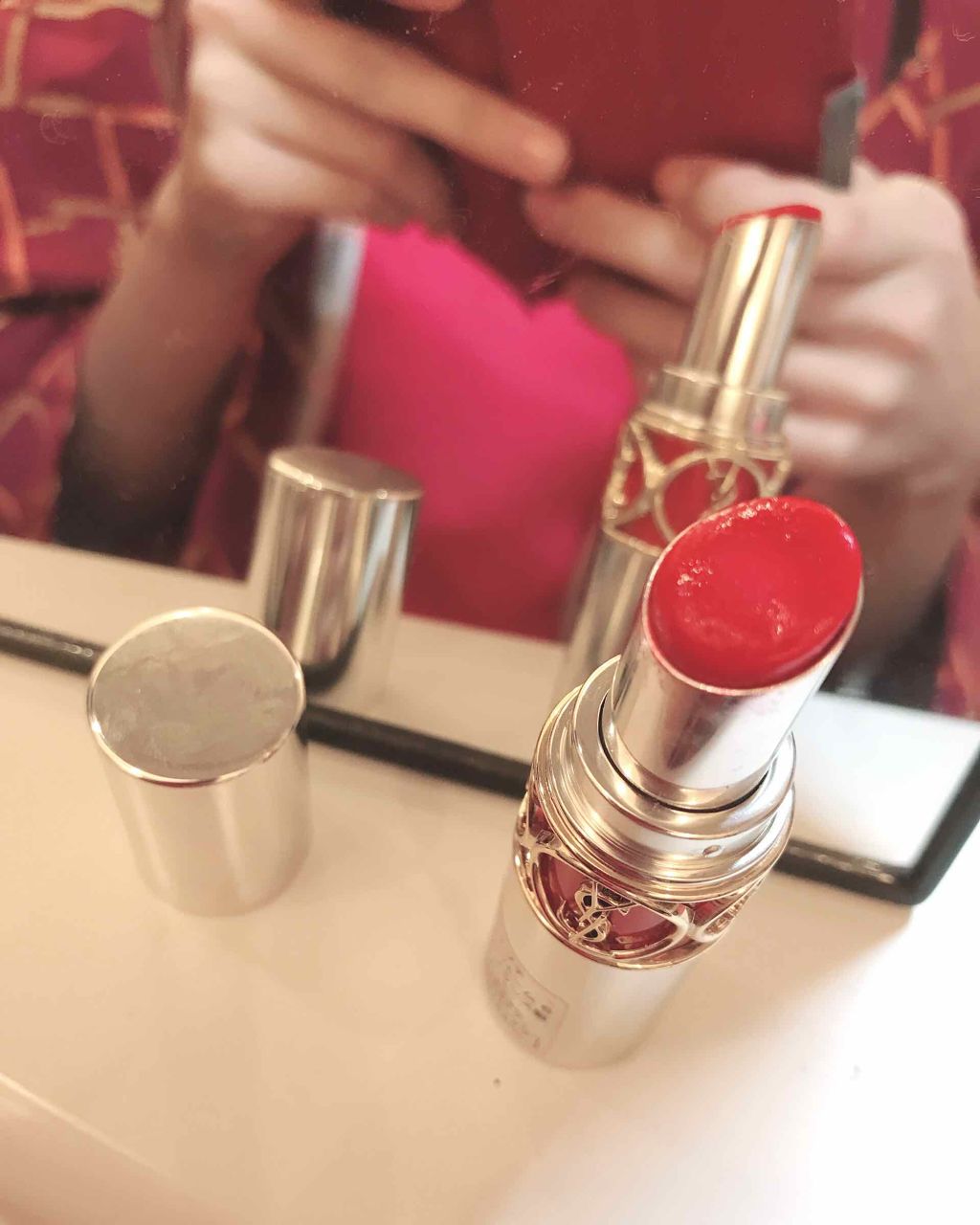 ヴォリュプテ ティントインバーム/YVES SAINT LAURENT BEAUTE/口紅を使ったクチコミ（1枚目）