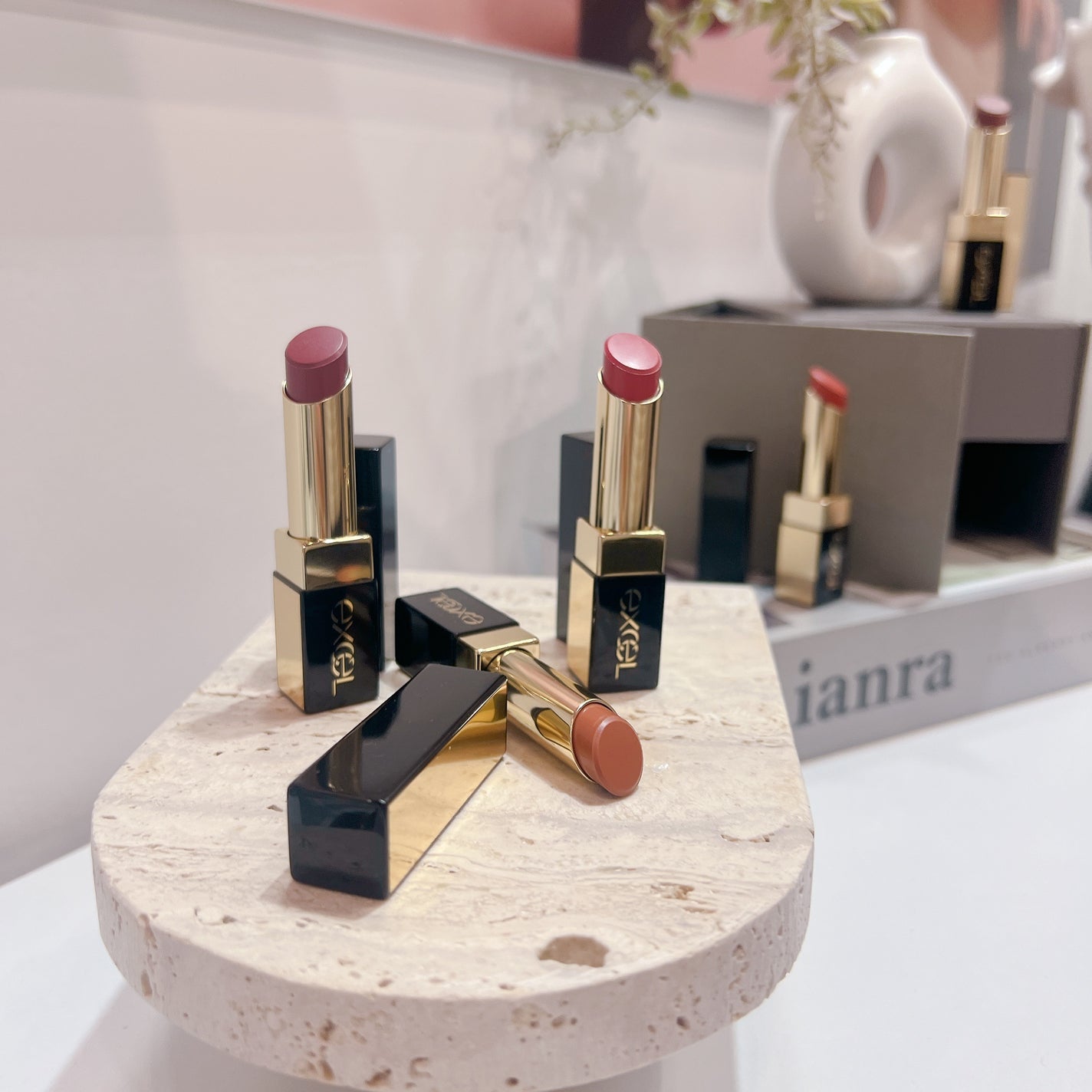 グレイズバームリップ/excel/口紅を使ったクチコミ(4枚目)