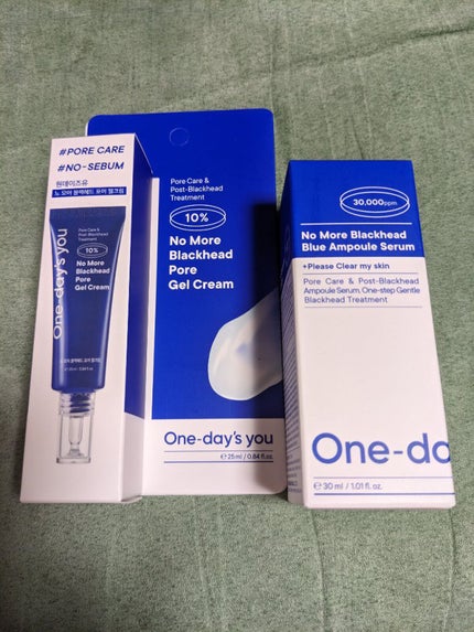 ノーモアブラックヘッド ポアジェルクリーム/One-day's you/フェイスクリームを使ったクチコミ(1枚目)