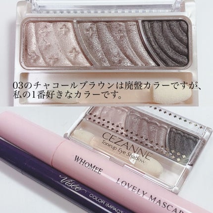 トーンアップアイシャドウ/CEZANNE/アイシャドウパレットを使ったクチコミ(5枚目)