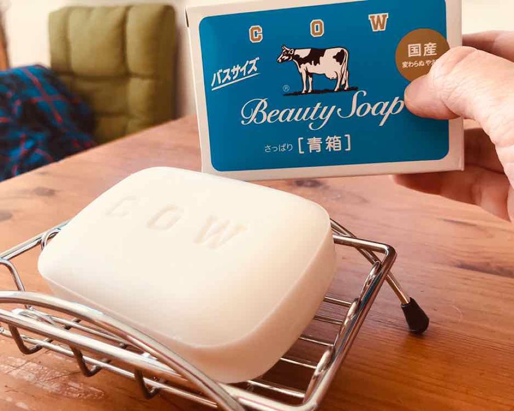 青箱 (さっぱり) バスサイズ 130g(1コ)/カウブランド/ボディ石鹸を使ったクチコミ（1枚目）