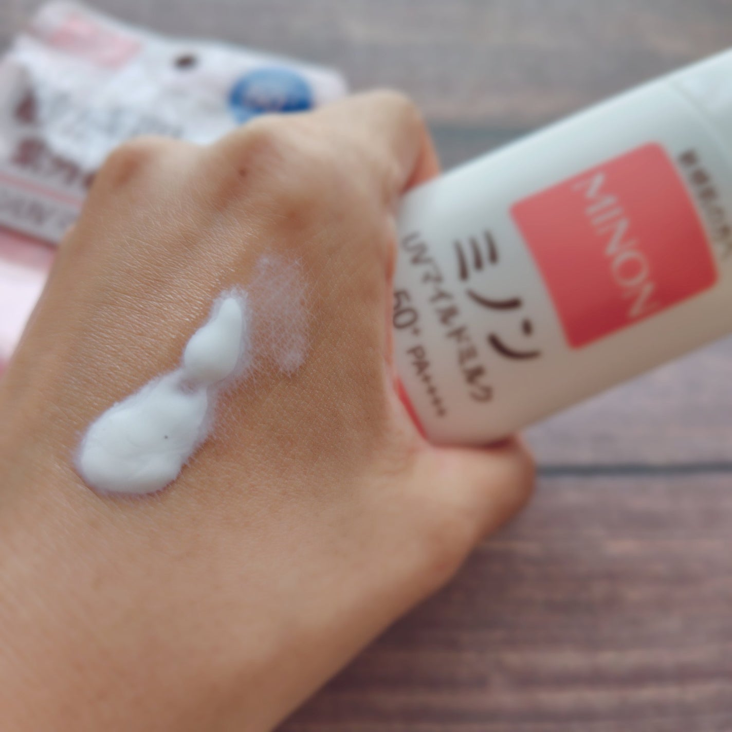 ミノンUVマイルドミルク/ミノン/日焼け止めミルクを使ったクチコミ(4枚目)