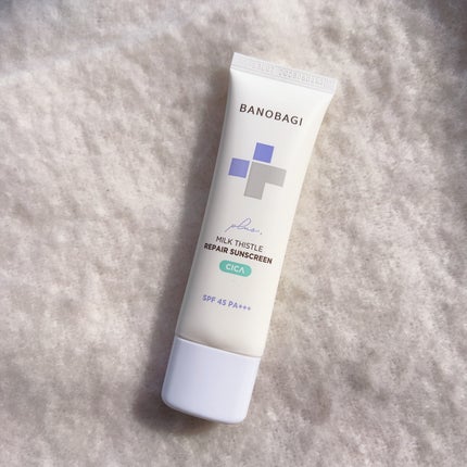 ミルクシスルリペアシカサンスクリーンプラス/BANOBAGI/日焼け止めミルクを使ったクチコミ(1枚目)