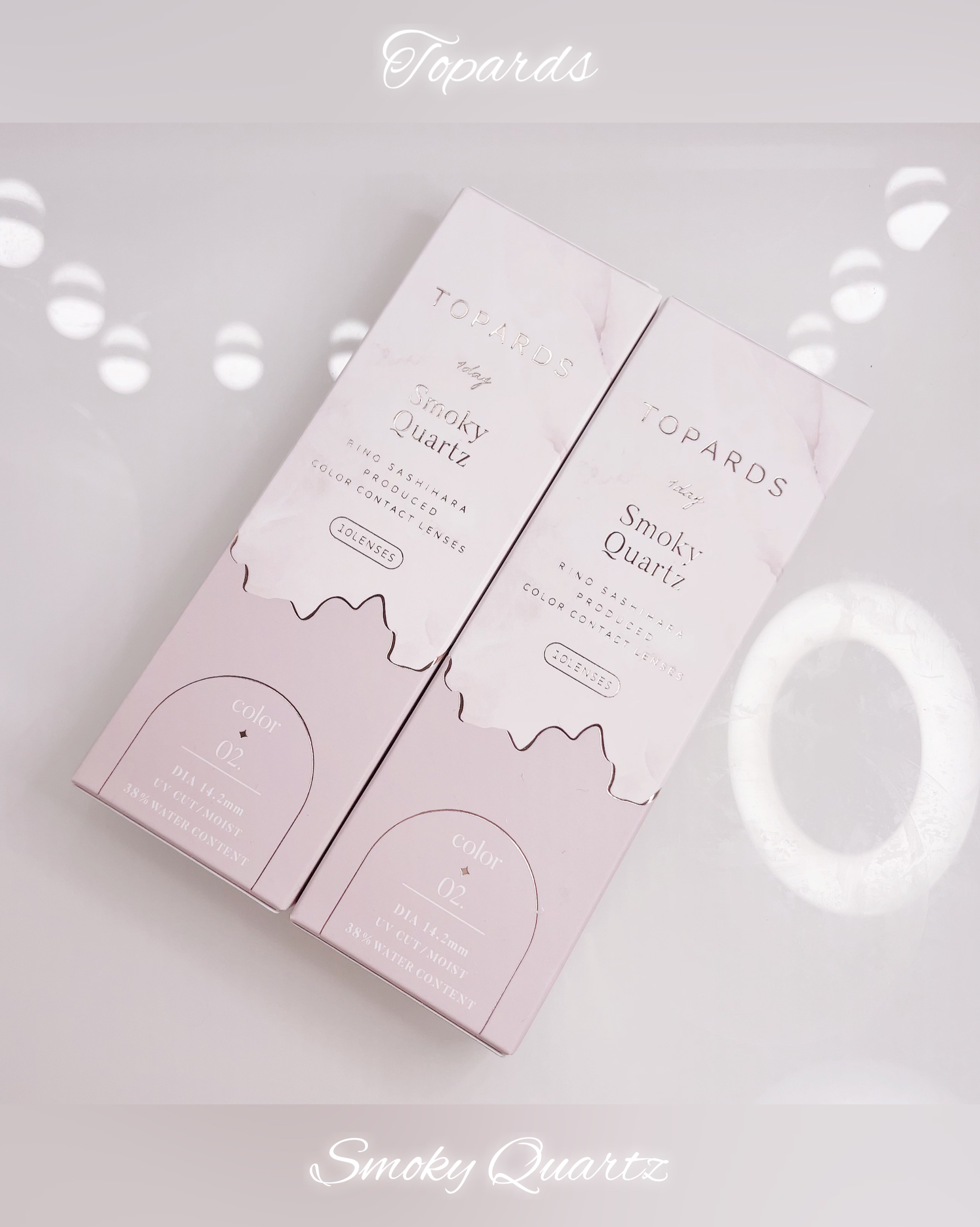 TOPARDS 1day スモーキークォーツ/TOPARDS/ワンデー（１DAY）カラコンを使ったクチコミ（3枚目）