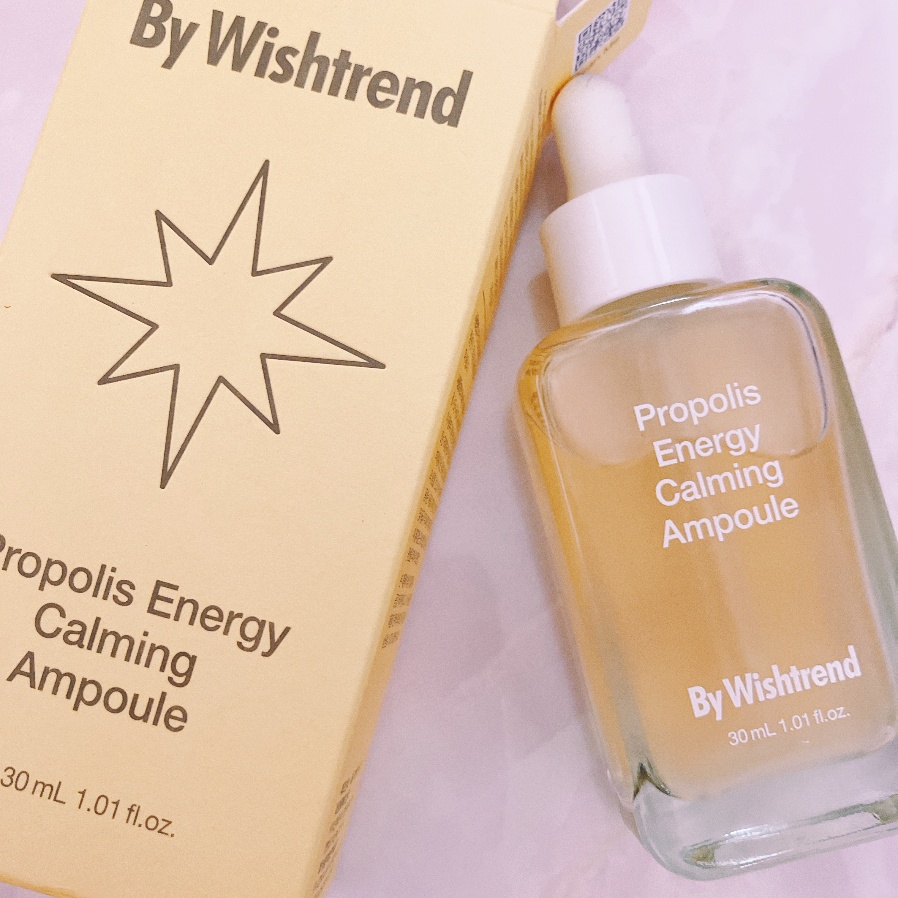 プロポリスエナジーカーミングアンプル/By Wishtrend/美容液を使ったクチコミ（1枚目）