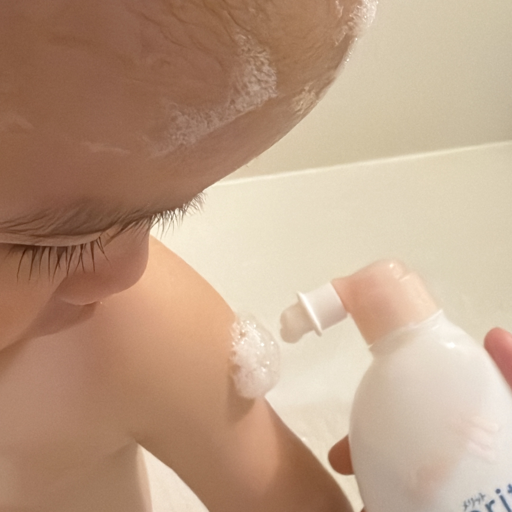 メリット ベビー 全身泡ソープ/メリット/ボディソープを使ったクチコミ（3枚目）