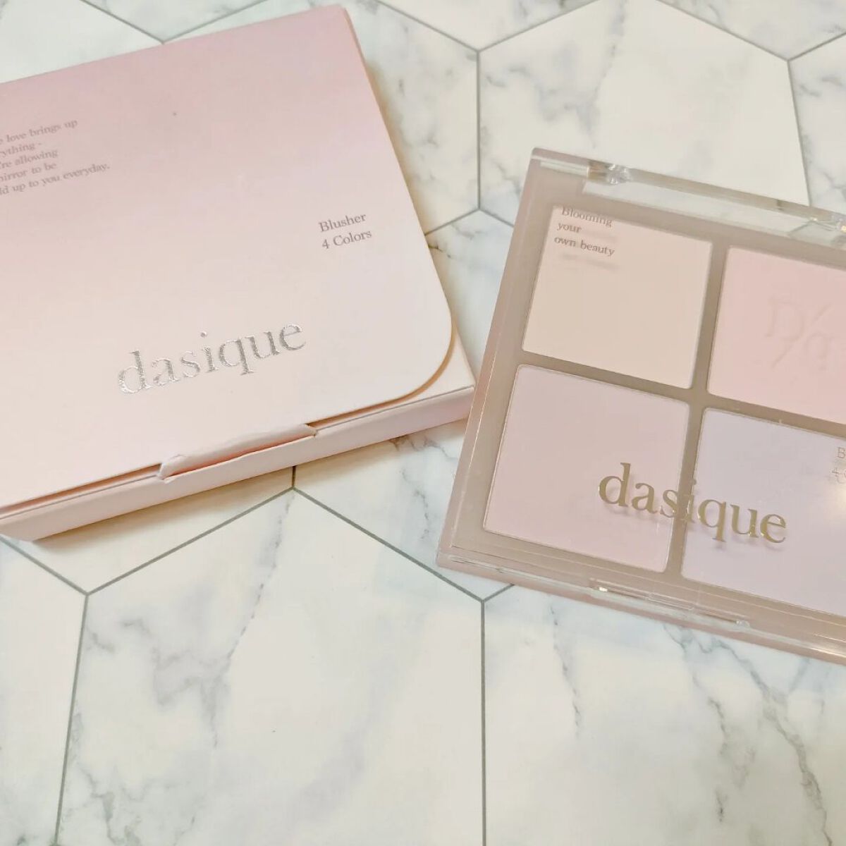 ティーブレンディングチーク/dasique/パウダーチークを使ったクチコミ（2枚目）