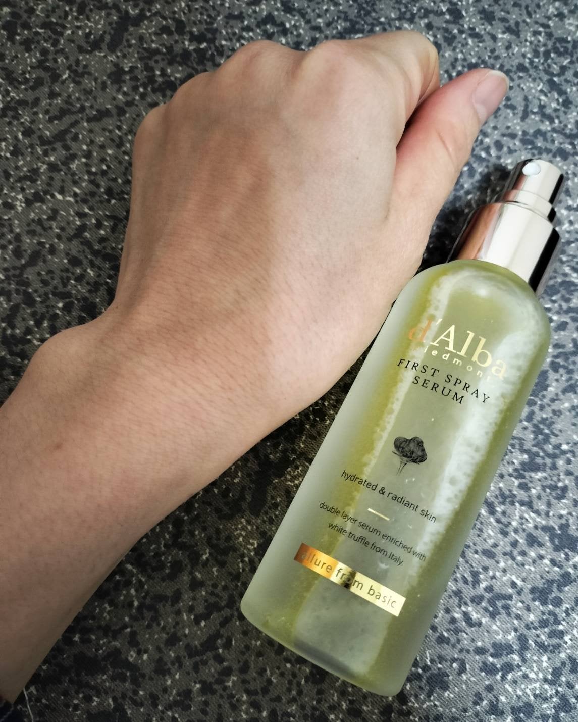 ダルバ ホワイトトリュフファーストスプレーセラム/ダルバ/ミスト状化粧水を使ったクチコミ(2枚目)