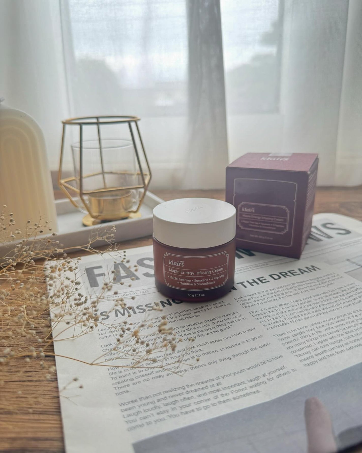 メープルエナジーインフュージングクリーム/Klairs/フェイスクリームを使ったクチコミ(4枚目)