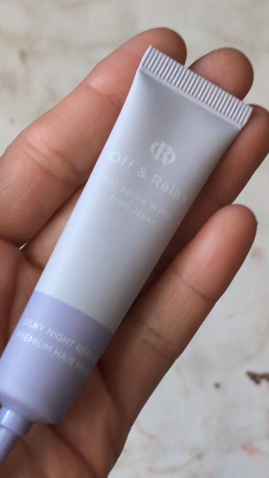 Off&Relax ＯＲシルキーナイトリペアプレミアムマスクのクチコミ「
💜Off&Relax
ＯＲシルキーナイトリペアプレミアムマスク

使っているうちにこれいいか.....」（3枚目）