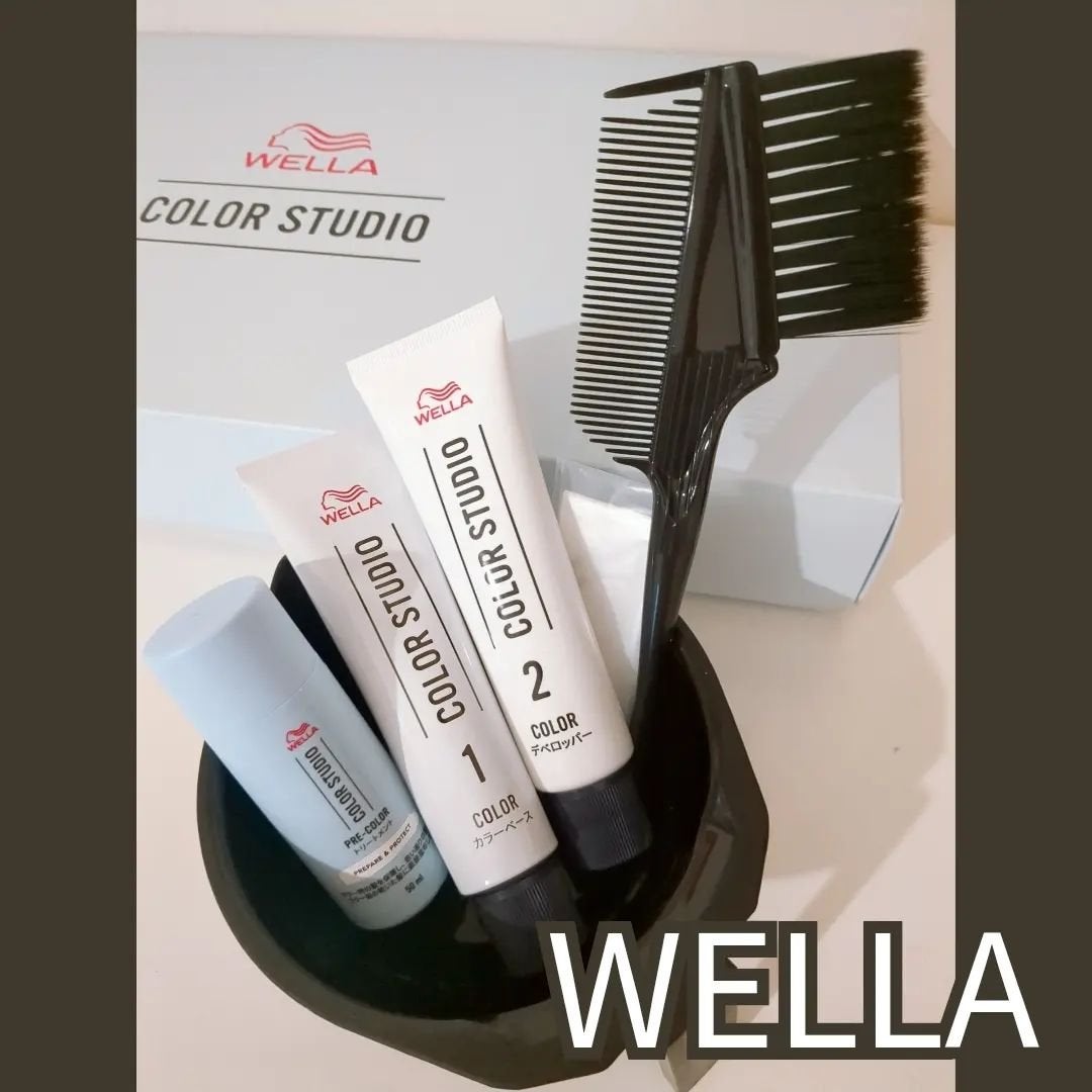 ウエラ カラースタジオ クリームタイプヘアカラー/ウエラ/ヘアカラーを使ったクチコミ(1枚目)