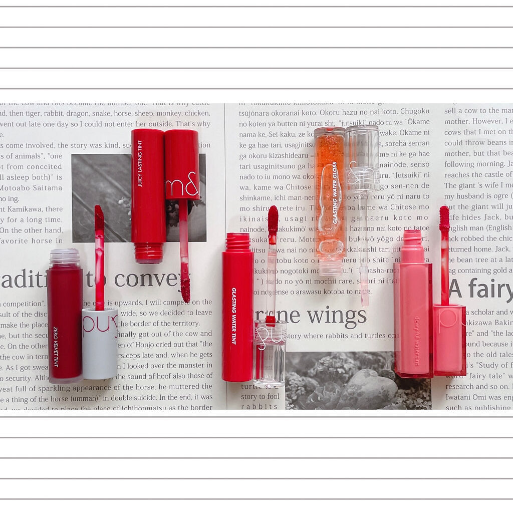 デュイフルウォーターティント/rom&nd/リップティントを使ったクチコミ（2枚目）