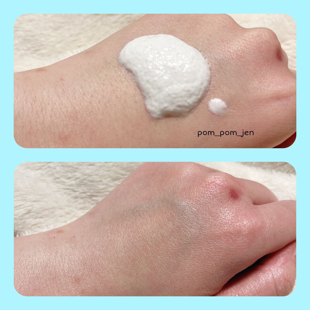 プロディフェンス オールインワンUV ムース（ライトアップ）/サンカット®/日焼け止めクリームを使ったクチコミ（2枚目）