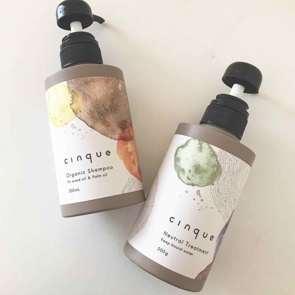 サンクオーガニックシャンプー/ニュートラルトリートメント トリートメント/cinque/市販シャンプーを使ったクチコミ（1枚目）