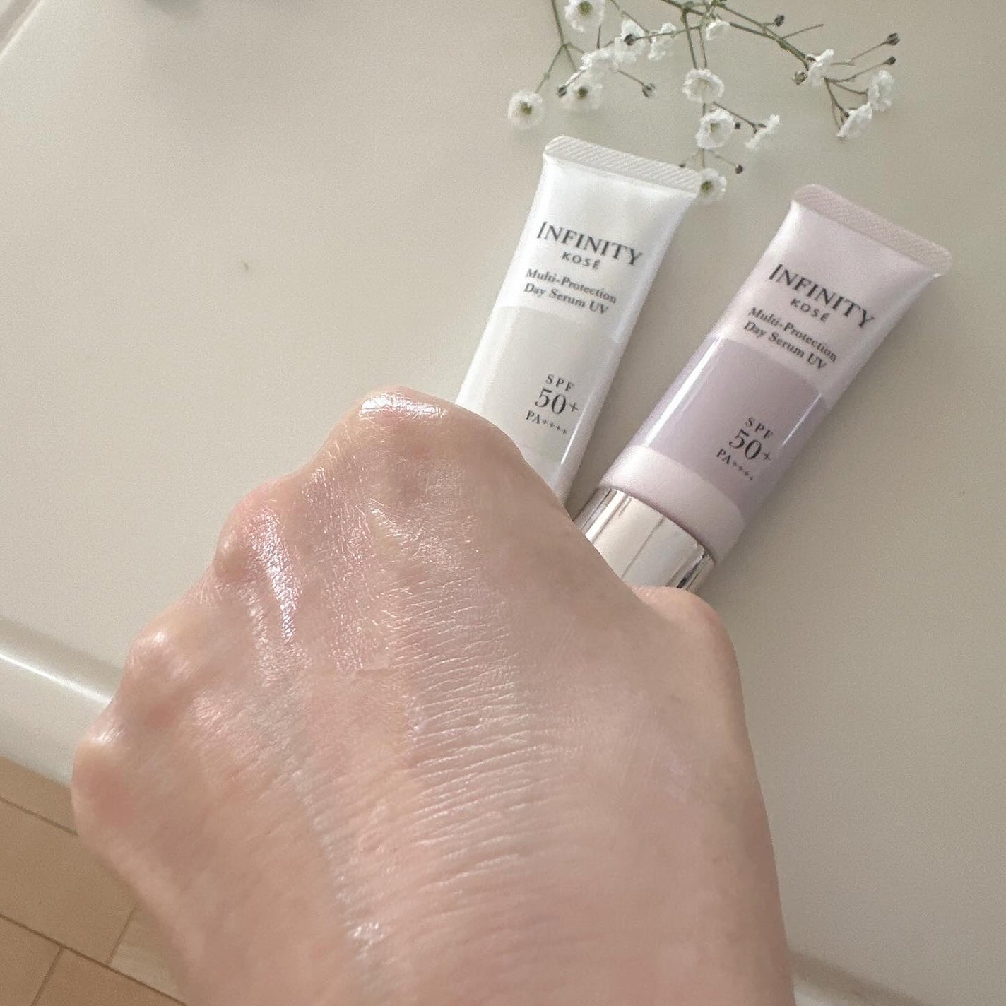マルチプロテクション デイセラム UV/インフィニティ/日焼け止めクリームを使ったクチコミ(3枚目)