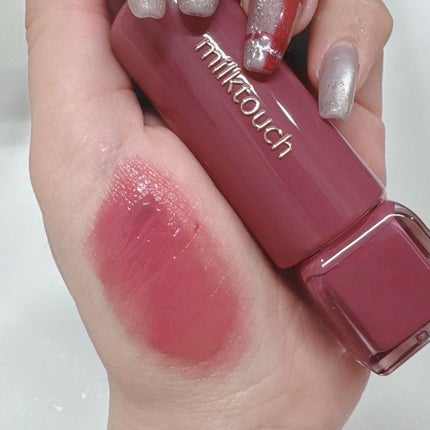 ジェリーフィットティンティッドグロウティント 09 パインモーヴ(Pine Mauve)/Milk Touch/リップティントを使ったクチコミ(2枚目)