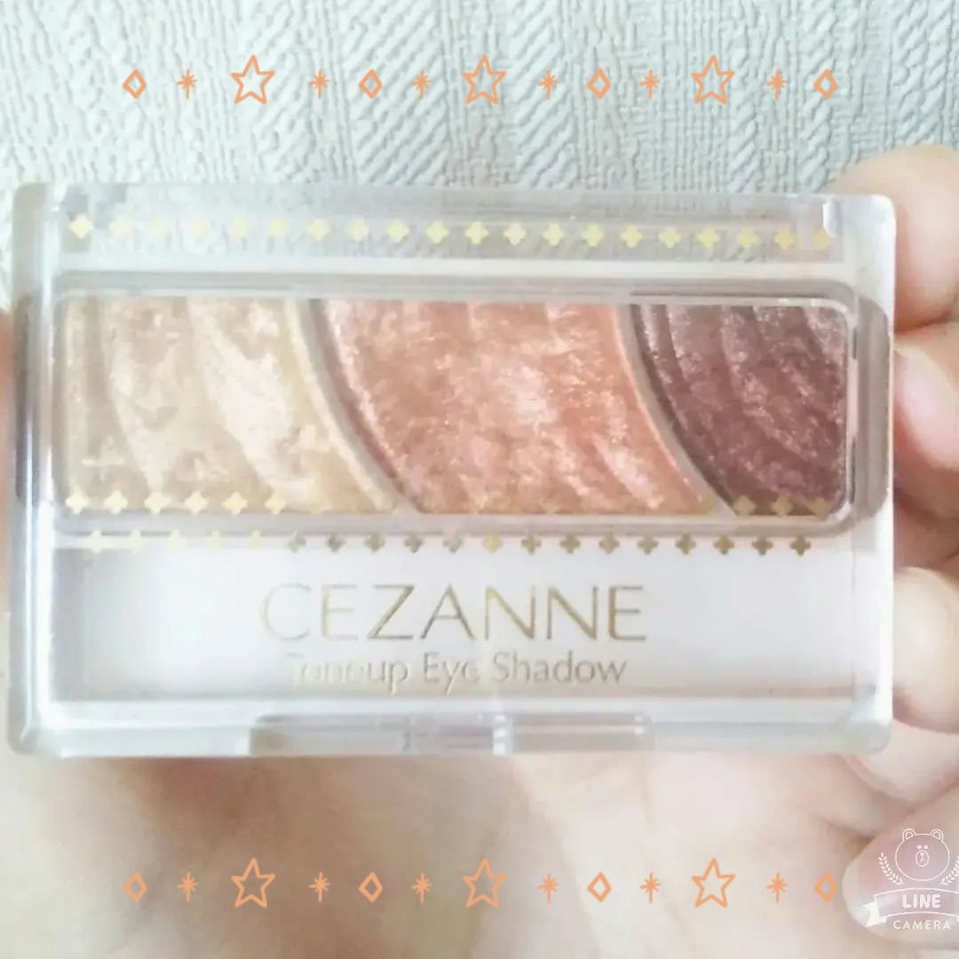 トーンアップアイシャドウ/CEZANNE/アイシャドウパレットを使ったクチコミ（1枚目）