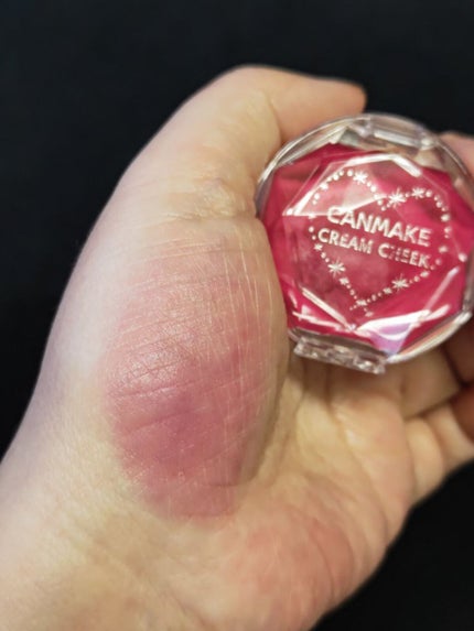 クリームチーク(クリアタイプ)/キャンメイク/ジェル・クリームチークを使ったクチコミ(4枚目)