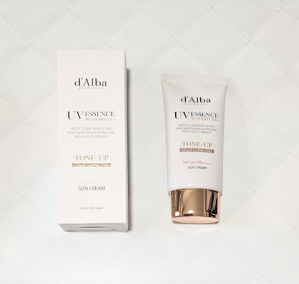 ウォータフルトーンアップサンクリーム/ダルバ/日焼け止めクリームを使ったクチコミ(2枚目)