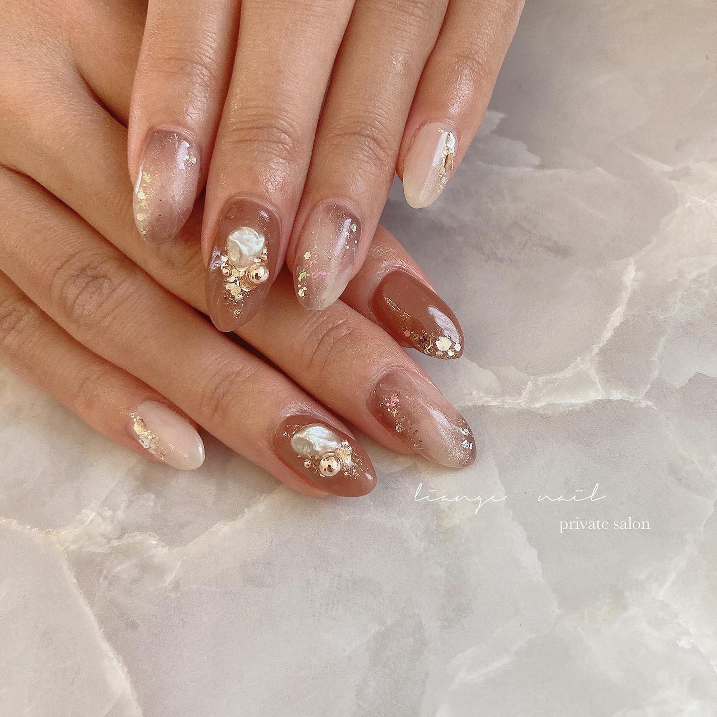 Yuki on LIPS 「.Ruseleの【淡水パール】を使ったnuance✨..その他..」(1枚目)