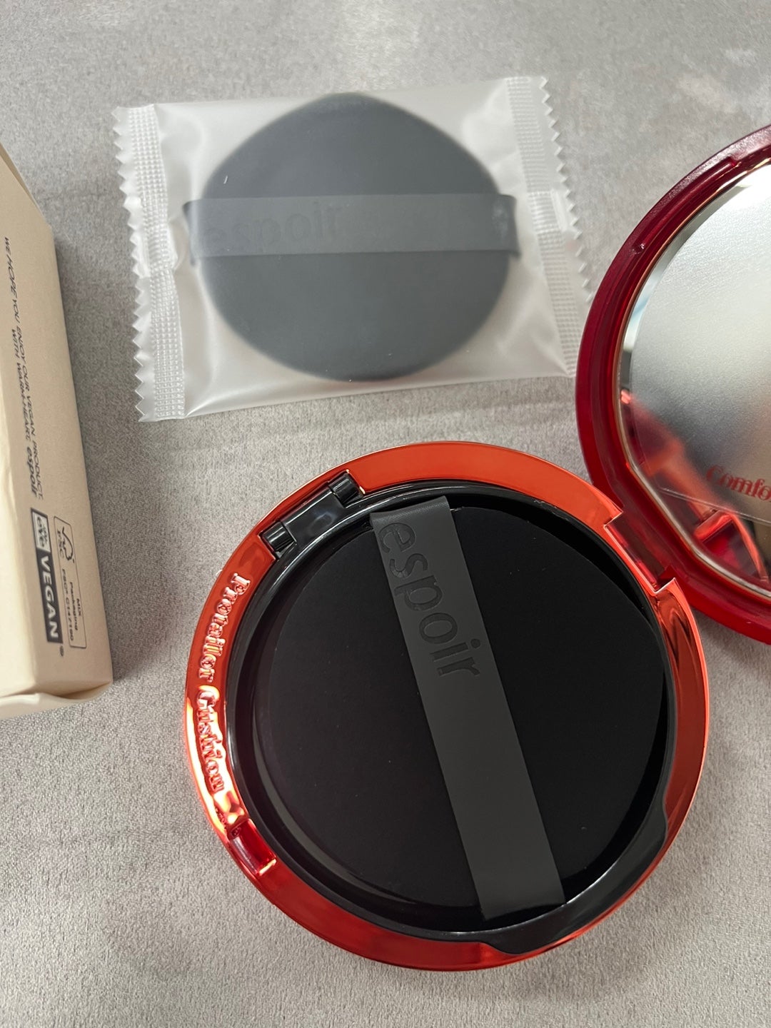 プロテーラービーベルベットカバークッション/espoir/クッションファンデーションを使ったクチコミ(2枚目)