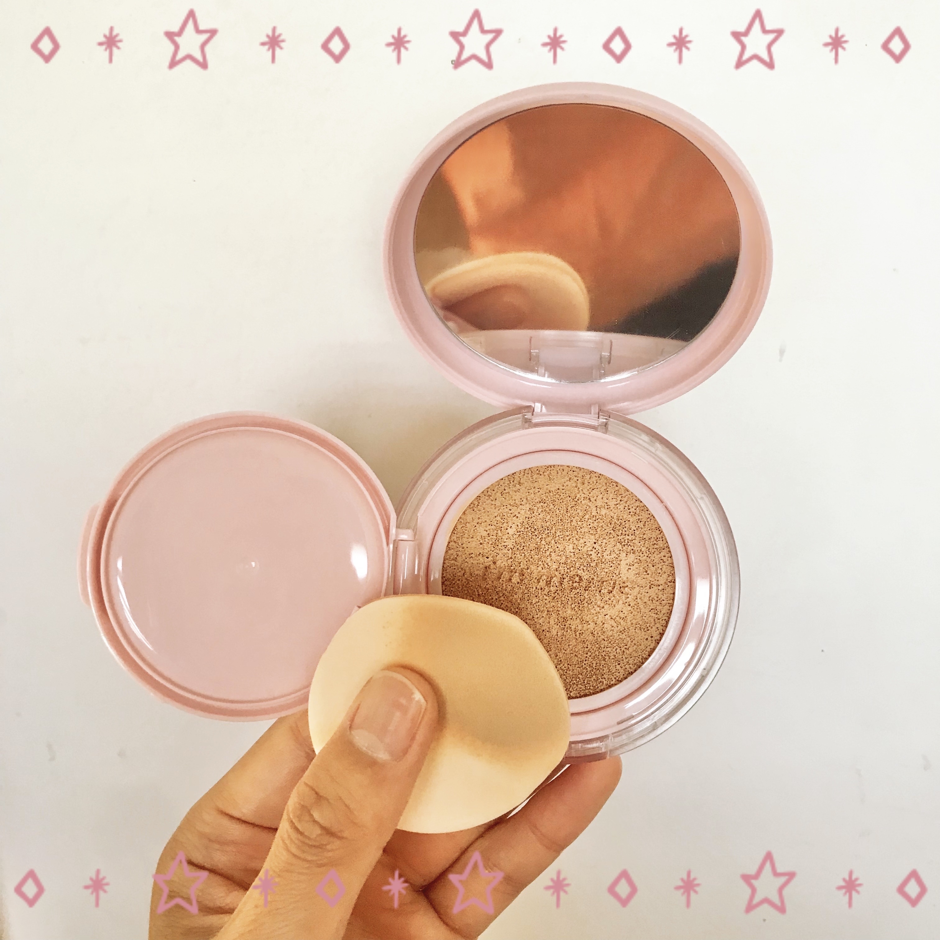 ワンダーベルベットラスティングクッション/i’m meme/クッションファンデーションを使ったクチコミ（3枚目）