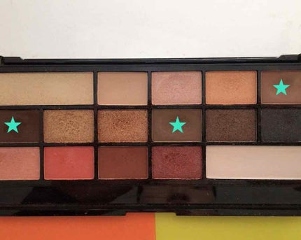 アイラブチョコレート/MAKEUP REVOLUTION/アイシャドウパレットを使ったクチコミ(2枚目)