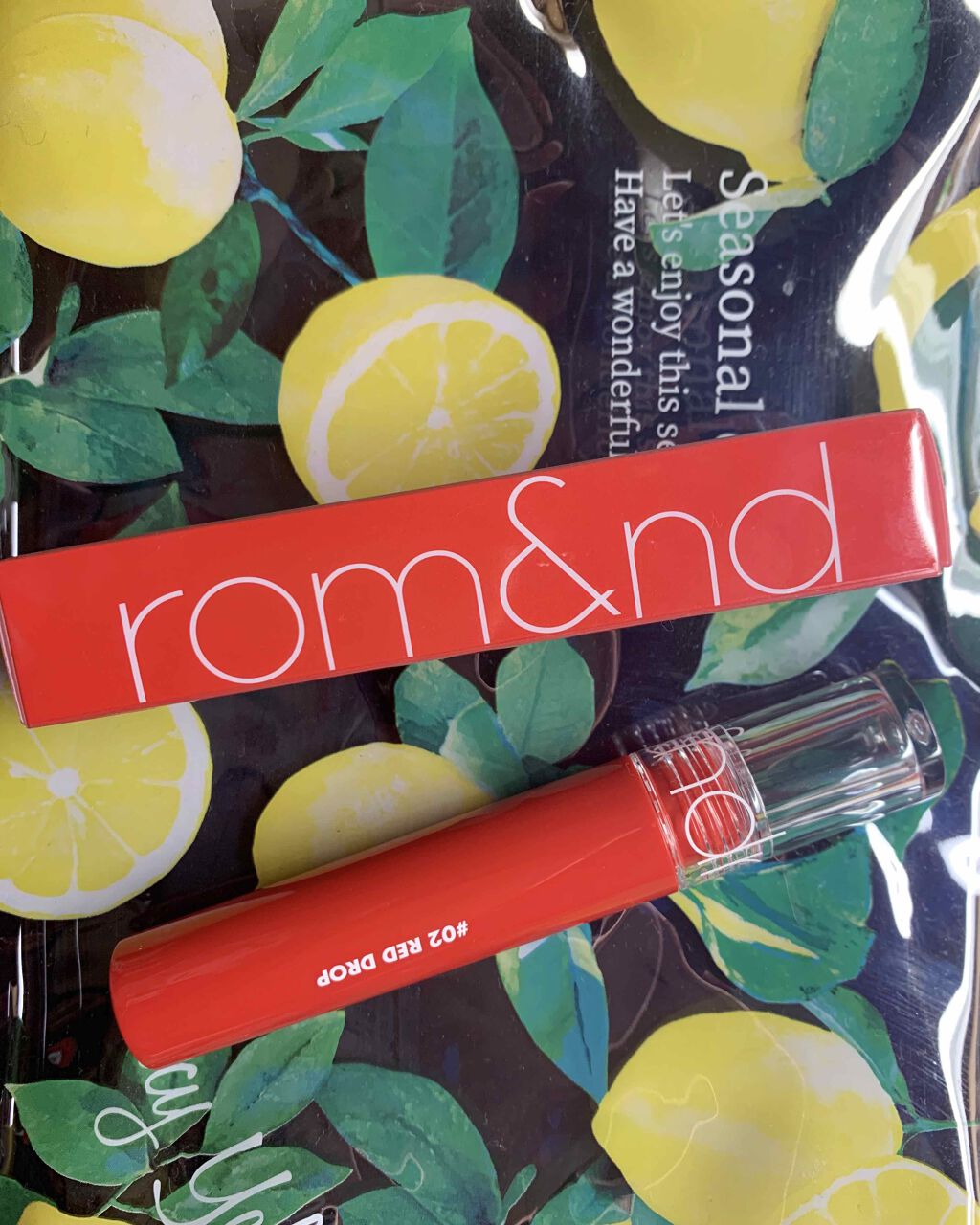 グラスティングウォーターティント/rom&nd/リップティントを使ったクチコミ（1枚目）