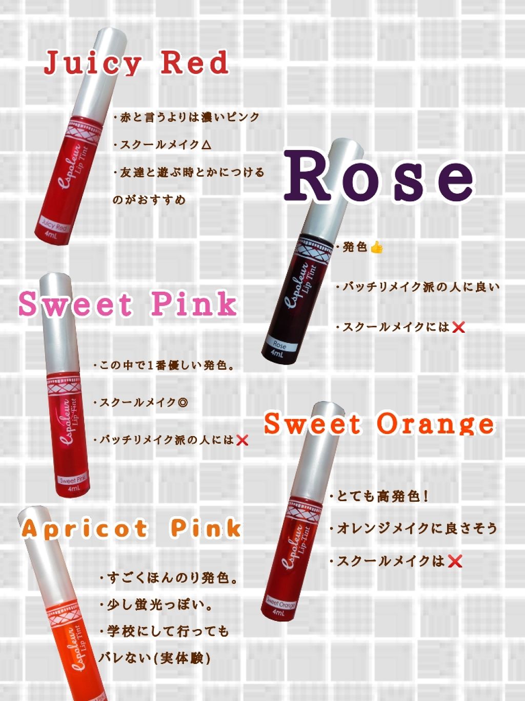 エスポルール リップティント/エスポルール/リップティントを使ったクチコミ（2枚目）