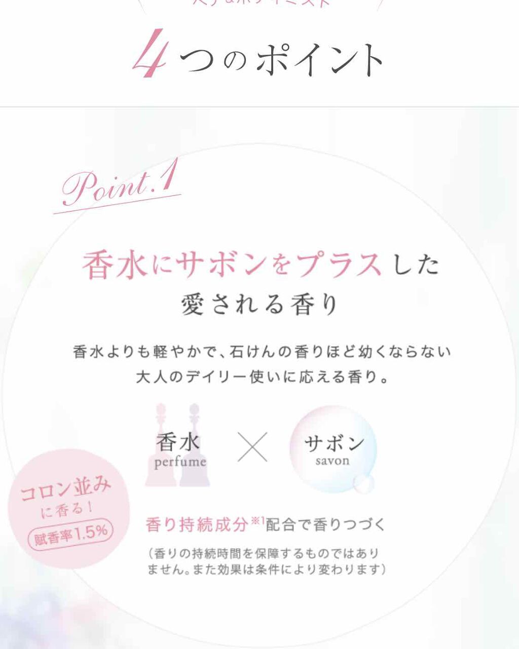 フレグランス ヘア＆ボディミスト/パルフェタムール サボンサボン/香水(その他)を使ったクチコミ（2枚目）