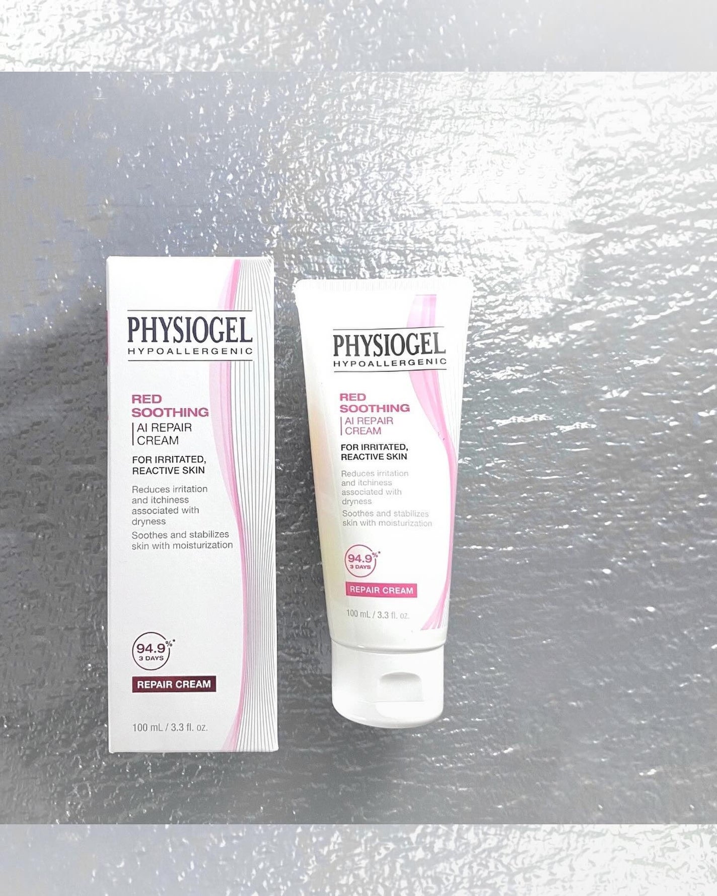 レッドスージングAIクリーム/PHYSIOGEL/フェイスオイルを使ったクチコミ(4枚目)