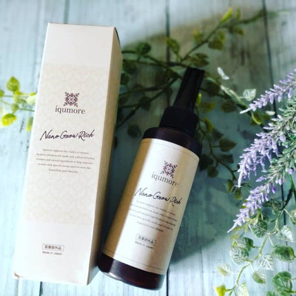 ナノグロウリッチ/iqumore/頭皮ローションを使ったクチコミ(1枚目)