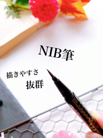 ニブ リクイドアイライナー BR1/ATSUSHI NAKASHIMA Cosme/リキッドアイライナーを使ったクチコミ(4枚目)
