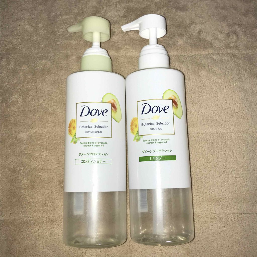 ボタニカルセレクション ダメージプロテクション シャンプー／コンディショナー/ダヴ/市販シャンプーを使ったクチコミ（1枚目）