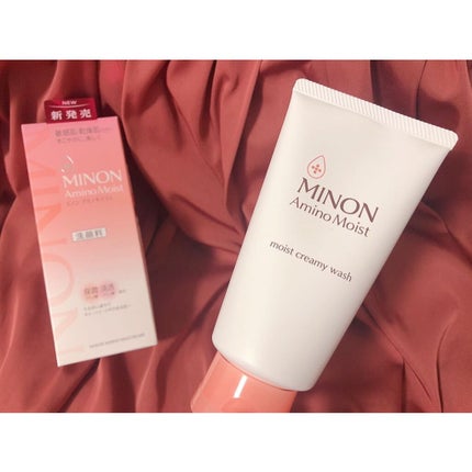アミノモイスト モイストクリーミィ ウォッシュ/ミノン/洗顔フォームを使ったクチコミ(1枚目)