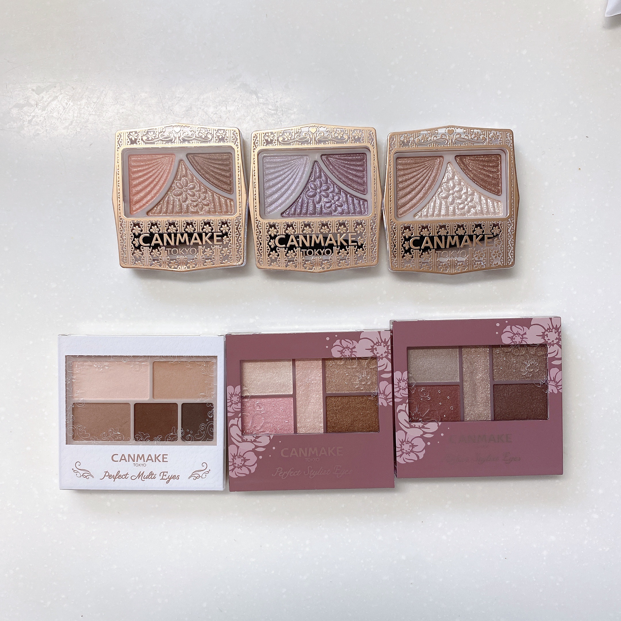 ジューシーピュアアイズ/キャンメイク/アイシャドウパレットを使ったクチコミ（1枚目）