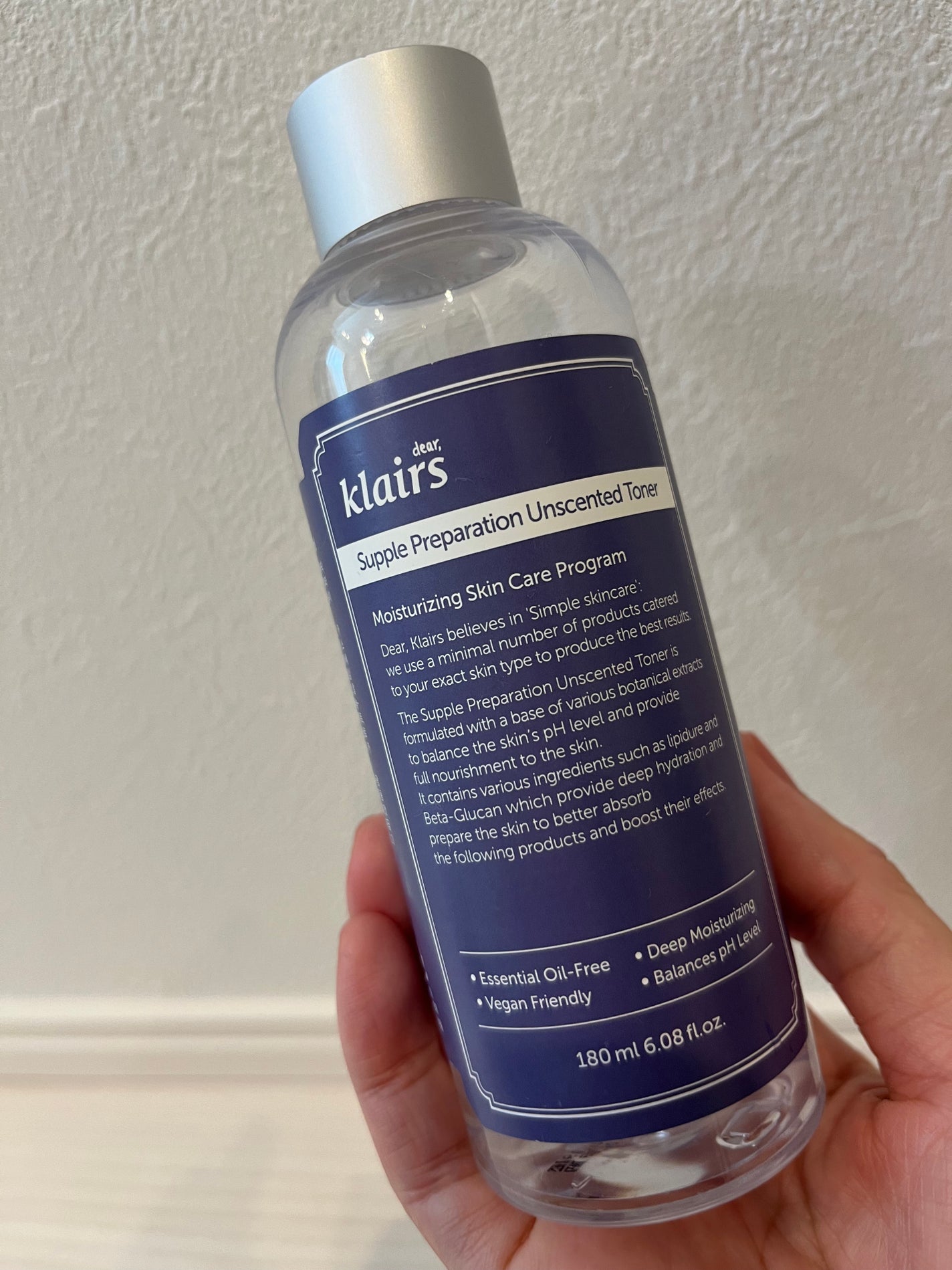 サプルプレパレーションアンセンテッドトナー(180ml)/Klairs/化粧水を使ったクチコミ(2枚目)