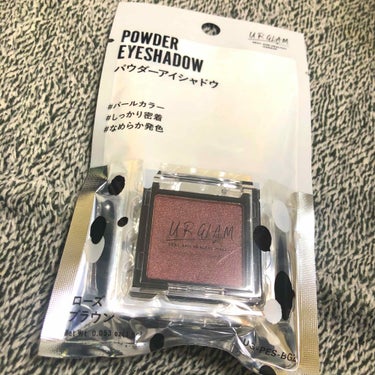 UR GLAM　POWDER EYESHADOW ローズブラウン〈パール〉/U R GLAM/パウダーアイシャドウを使ったクチコミ（1枚目）