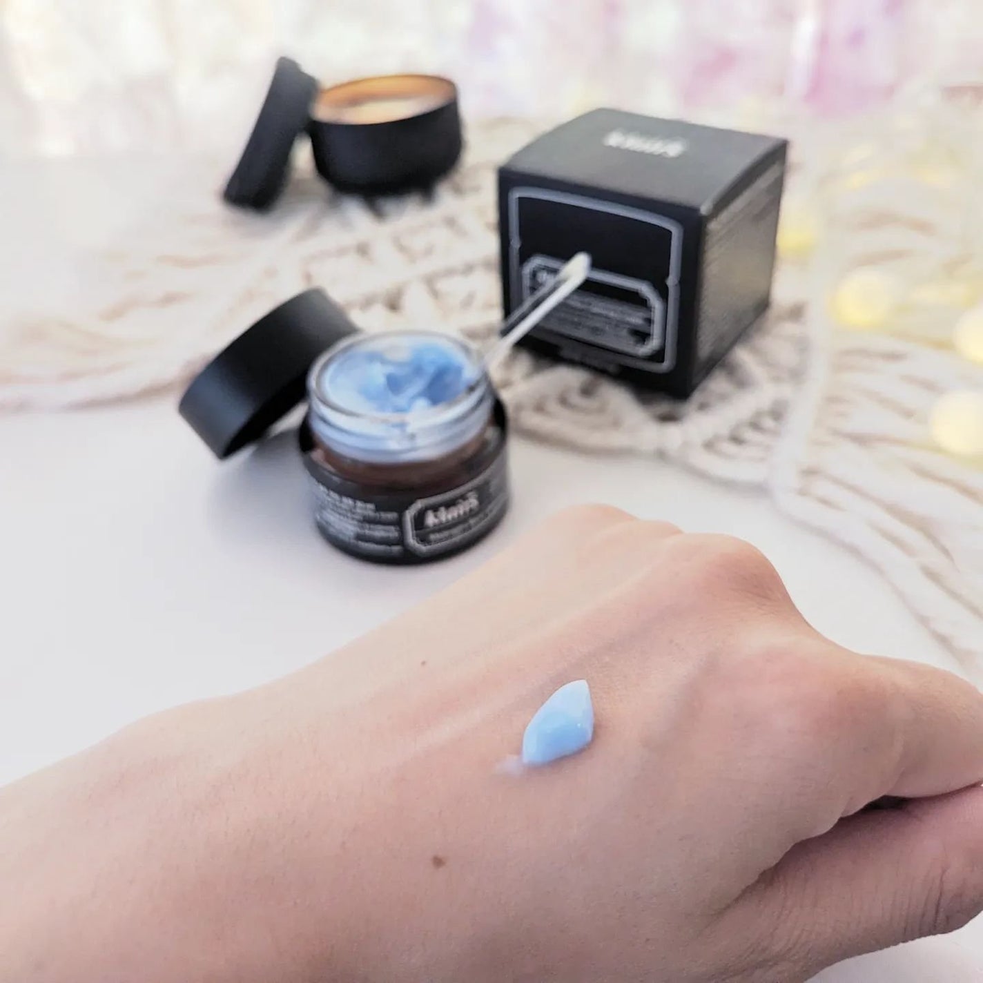 ミッドナイトブルーカーミングクリーム/Klairs/フェイスクリームを使ったクチコミ(4枚目)