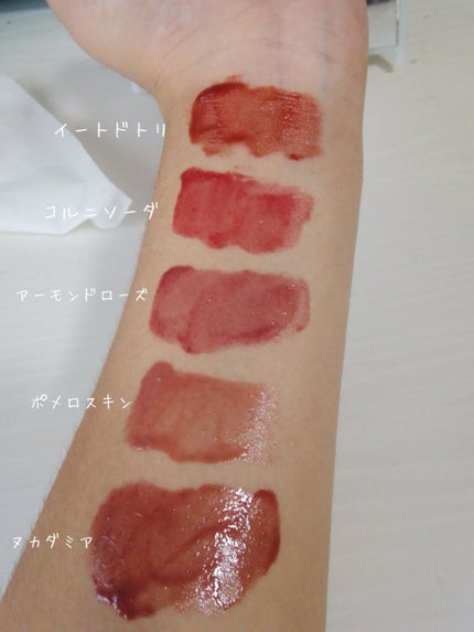 ジューシーラスティングティント/rom&nd/リップティントを使ったクチコミ(3枚目)