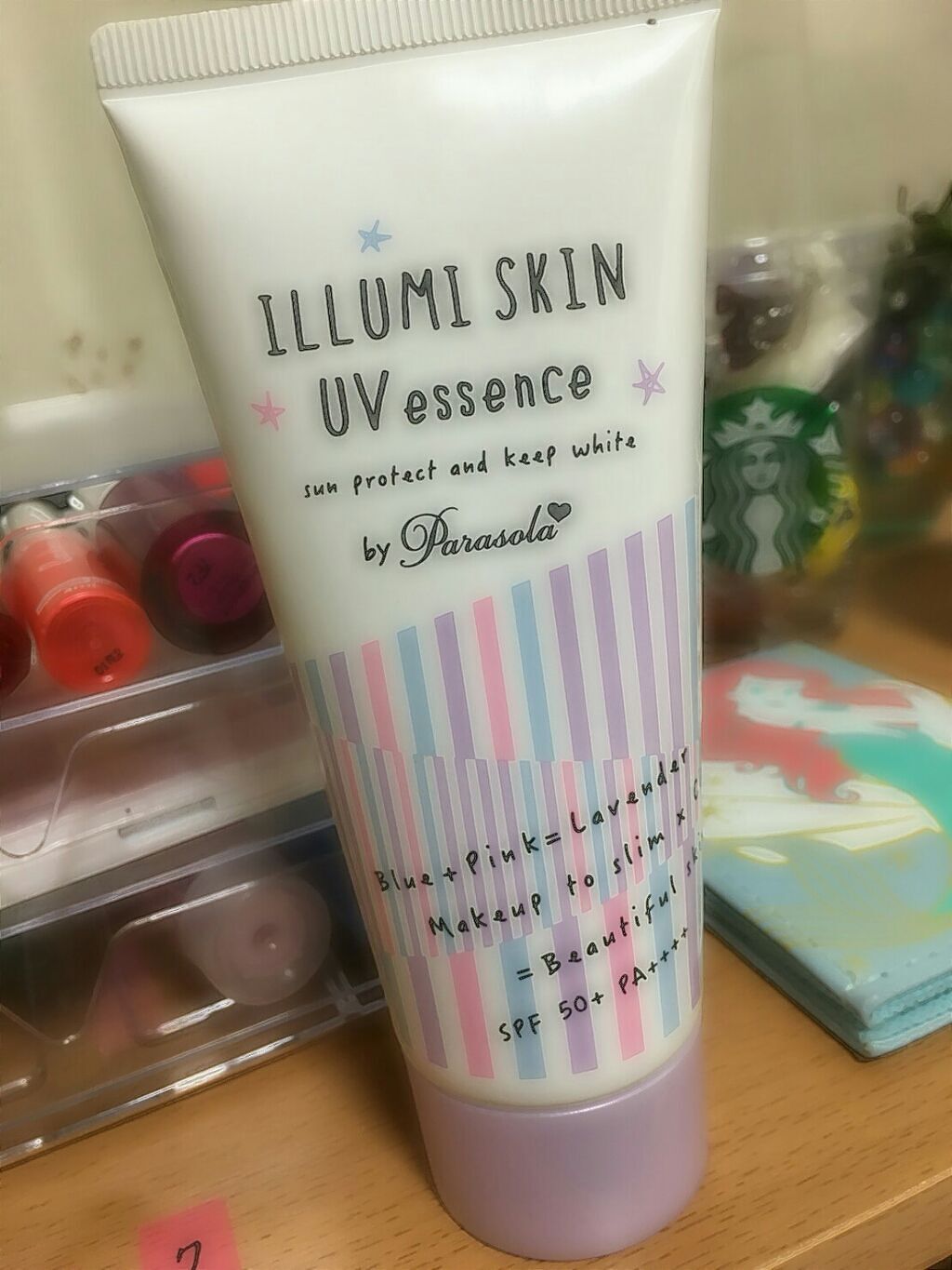 パラソーラ イルミスキンUVエッセンス（旧品）/パラソーラ/日焼け止め・UVケアを使ったクチコミ（1枚目）