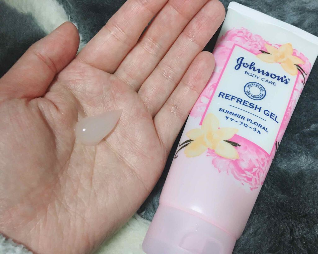 リフレッシュジェル サマーフローラル/ジョンソンボディケア/ボディローションを使ったクチコミ(3枚目)