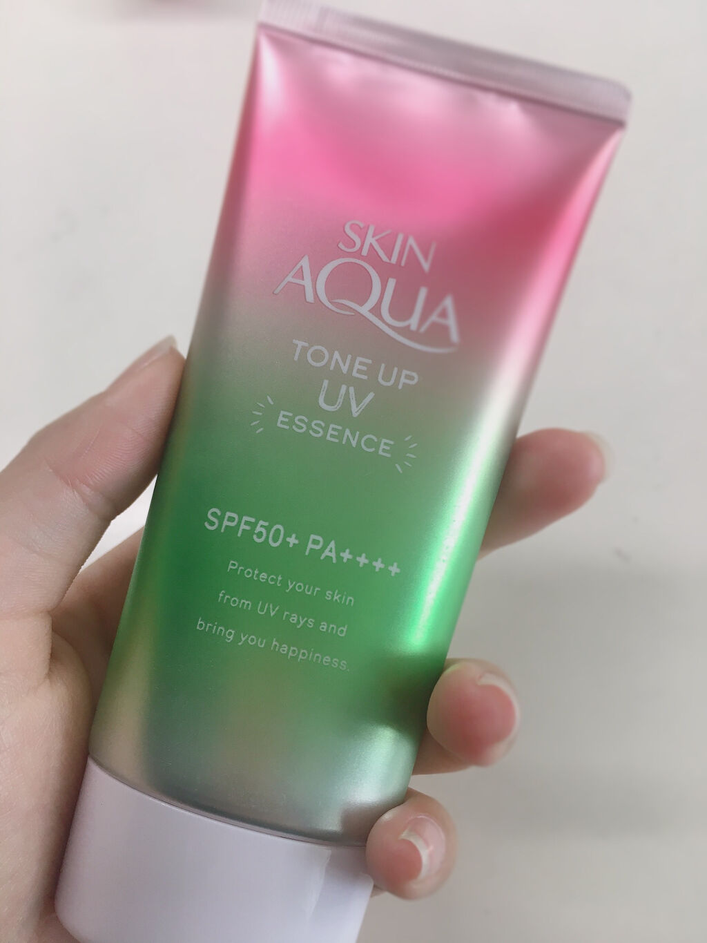 スキンアクア トーンアップUVエッセンス/スキンアクア/日焼け止めクリームを使ったクチコミ（1枚目）