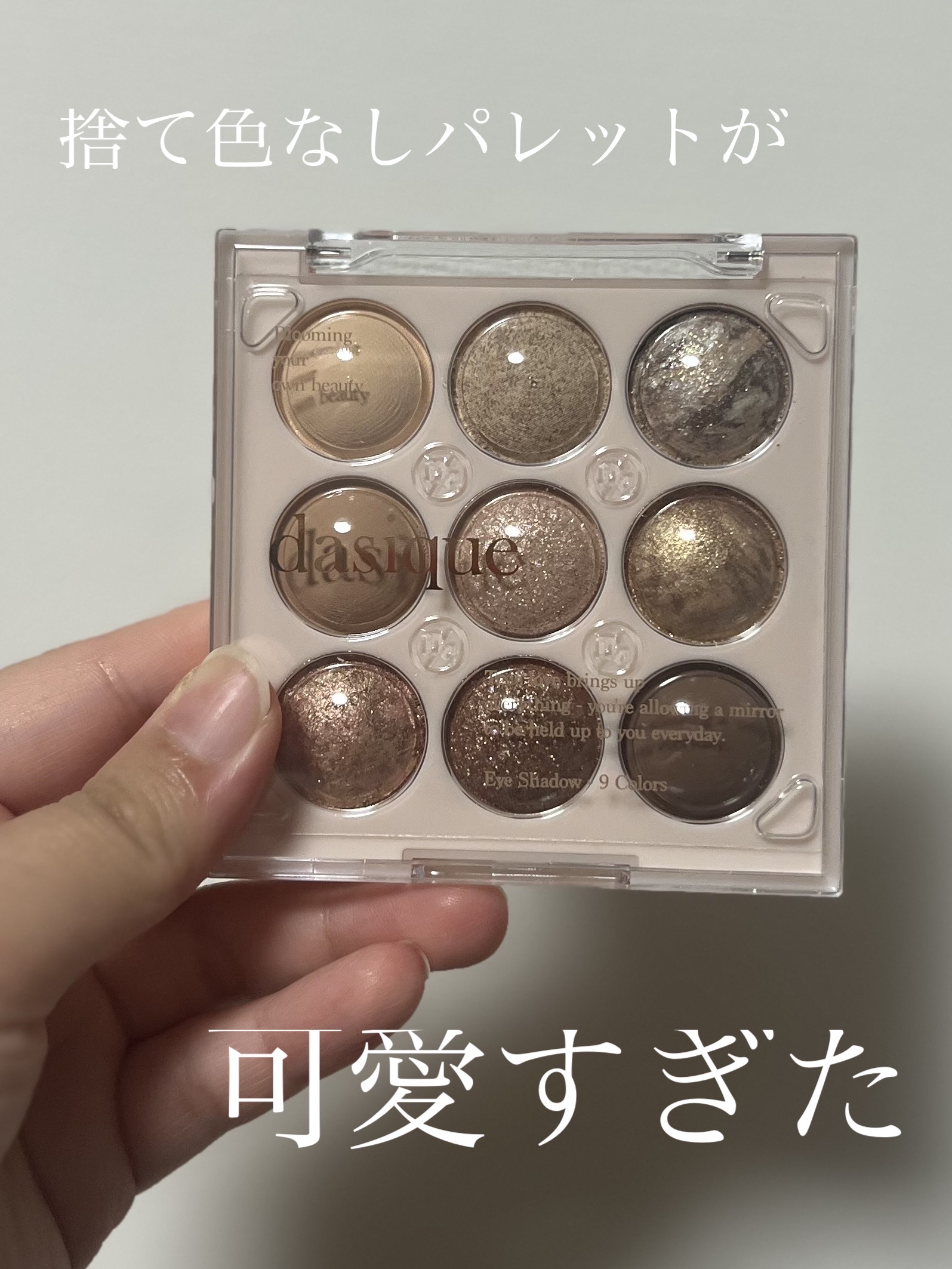 シャドウパレット/dasique/アイシャドウパレットを使ったクチコミ（1枚目）