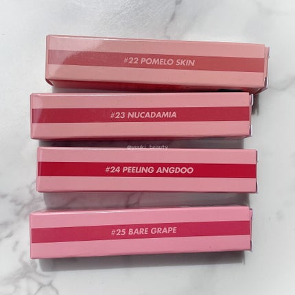 ジューシーラスティングティント/rom&nd/リップティントを使ったクチコミ(5枚目)