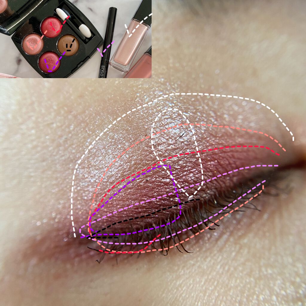 レ キャトル オンブル/CHANEL/アイシャドウパレットを使ったクチコミ(5枚目)